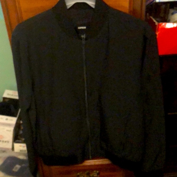 NWT Mens Express Lightweight Bomber Jacket ( Pitch Black) - Picture 1 of 8